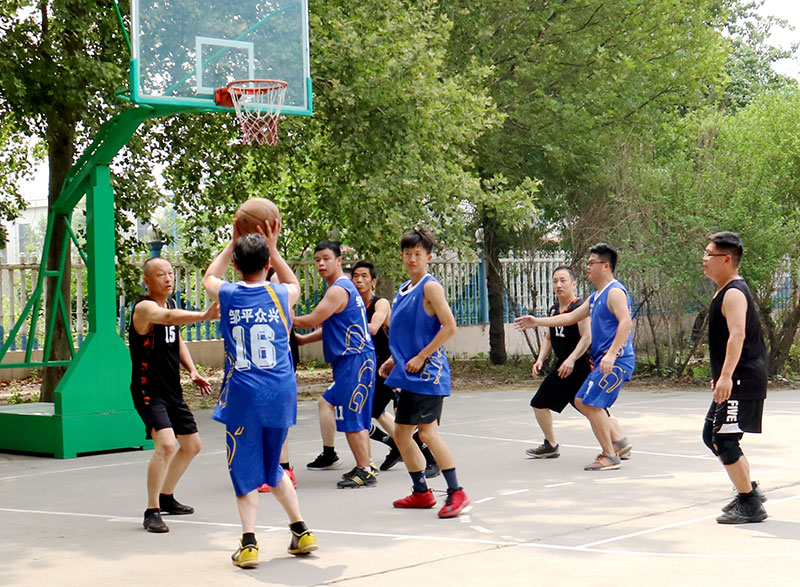 活力篮球促联谊 凝心聚力共发展